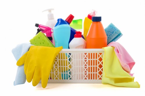 Detailed cleaning of bedroom surfaces by professionals