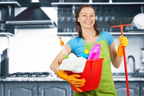 Laminate floor maintenance in a London home